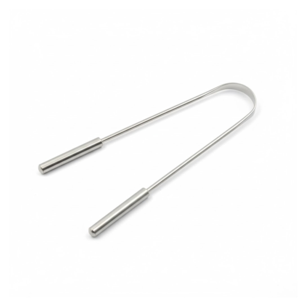 Tongue Cleaner For Kids & Adults | Tongue Scraper For Bad Breath, Maintain Oral Hygiene for Daily Use | for Fresh Breath & Bacteria Removal | Improved Taste (Steel, Copper, Tongue Cleaner / 1 Pc)