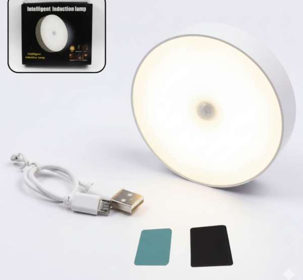 8 LED Night Lights With USB Charging & Double-Sided Adhesive Pads (1 Pc)