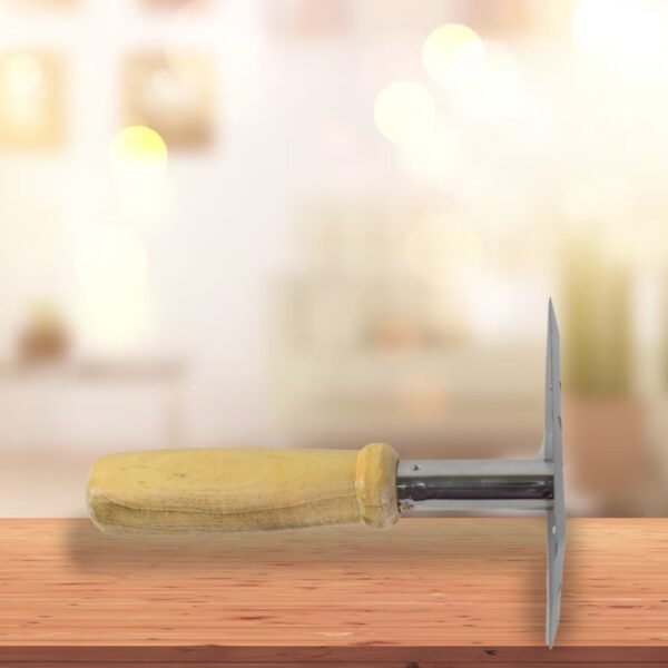 Kitchen Tools Wooden Handle Square Stainless Steel Potato Masher (1 Pc)