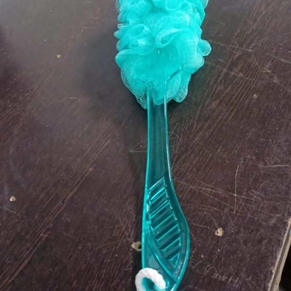 Loofah Back Scrubber with Long Handle, Soft Nylon Mesh Bath Brush (45 Cm)