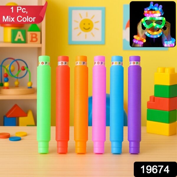 20fc92af-be39-41d8-a034-c1ff24e10c84.jpg LED Glow Pop Tube Fidget Toy (Mix Color / 1 Pc)