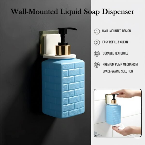 21507_wall_mounted_liquid_soap_dispenser_set.jpg Wall-Mounted Liquid Soap Dispenser (1 Set)