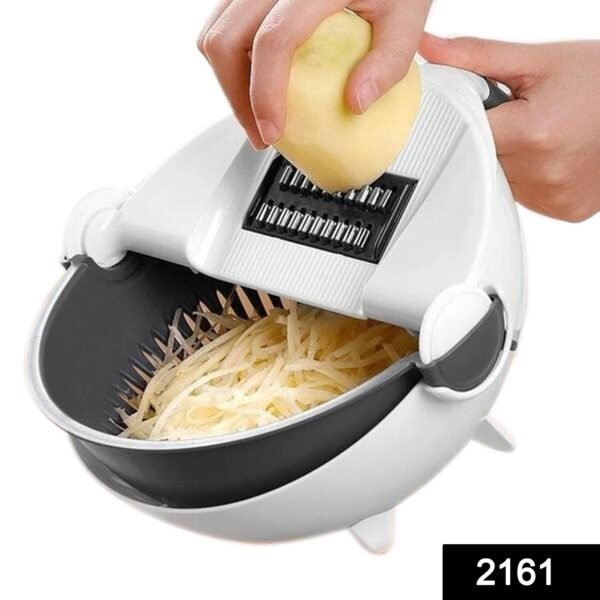 10 in 1 Multifunctional Vegetable Fruits Cutter / Slicer Shredder with Rotating