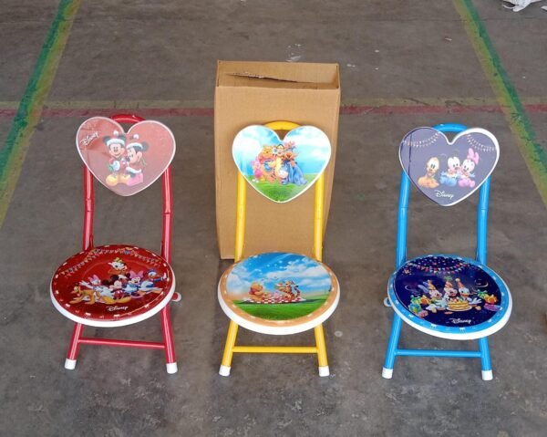 21fa3dfc-2449-4a0f-be0d-9839285768f1_95d44b59-6de2-4ae8-a3d1-17040b281ca8.jpg Heart Shape Cartoon Printed Foldable Kids Chair for Playrooms & Camping (1 Pc)
