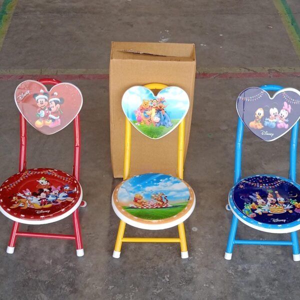21fa3dfc-2449-4a0f-be0d-9839285768f1_95d44b59-6de2-4ae8-a3d1-17040b281ca8.jpg Heart Shape Cartoon Printed Foldable Kids Chair for Playrooms & Camping (1 Pc)