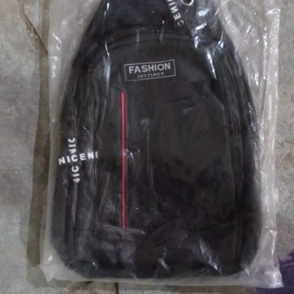 Waterproof Anti-Theft Crossbody Fanny Pack – (1 Pc, Black & Grey)