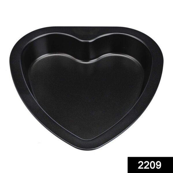 Heart Shape Cake Mould Non Stick  Steel 1 kg Cake Baking Tray ( 23cm)