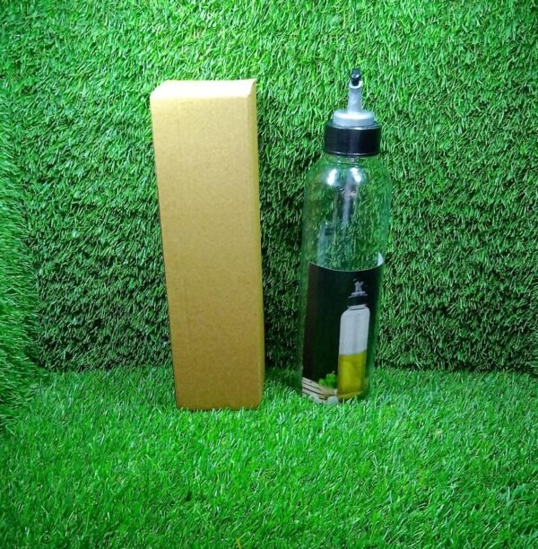 2288.jpg 1ltr Plastic Oil Dispenser With Lid - Clear, Drip Free Spout, Controlled Use.