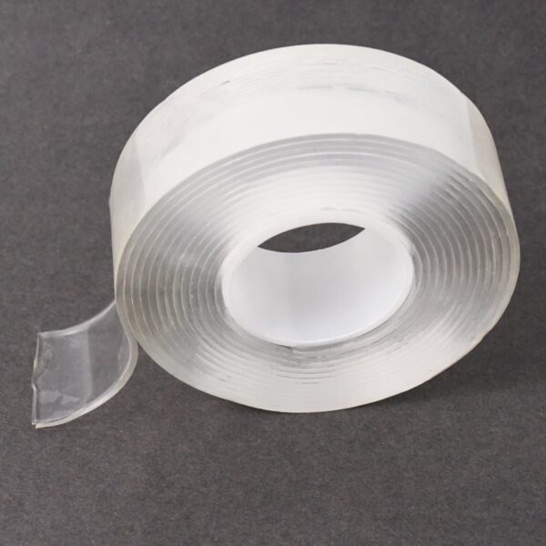 Sticky Double Sided Tape Washable Adhesive Tape Reusable (Thick / 6.5×3 Cm / 1 Pc)