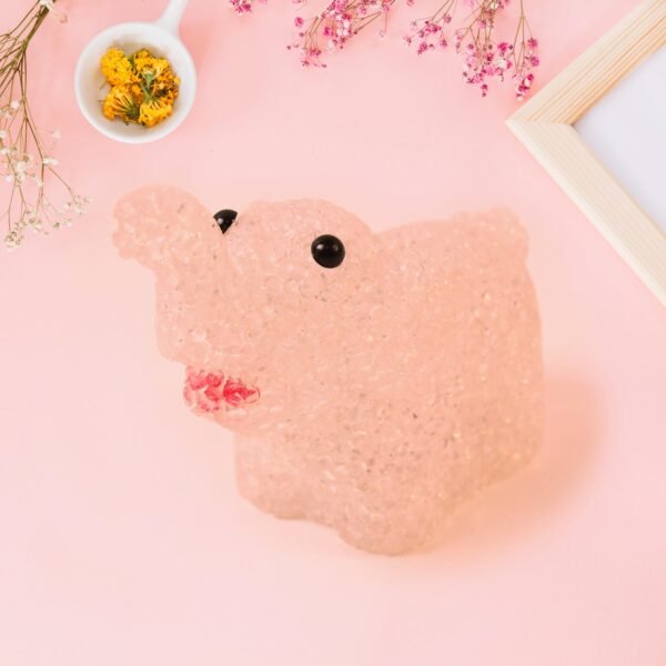 Dog Elephant Crystal LED Night Light Lamp – Cute Glowing Decorative Light (1 Pc)