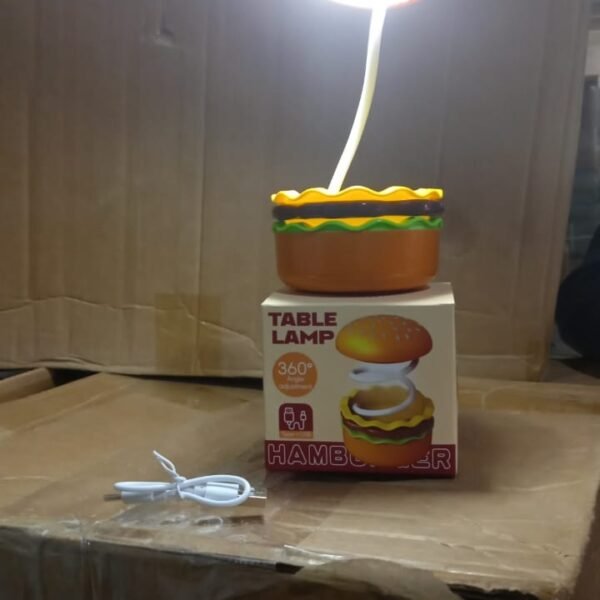 22e2b868-9469-48a4-a367-d575935127b8.jpg Burger Delight: Folding LED Night Lamp (1 Pc)