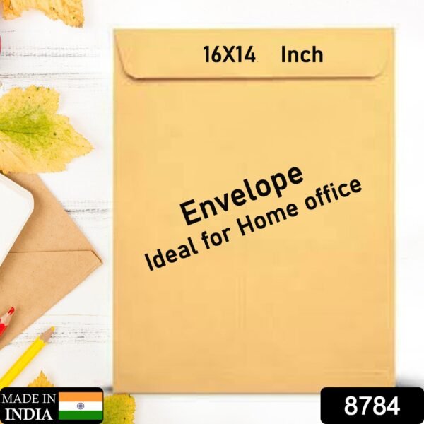 Brown Kraft Envelope for Invitations & Office Use (Mix Size / 1 Pc)