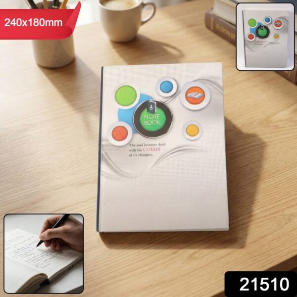 Hardbound Ruled Notebook (1 Pc / 100 Pages / 240x180mm)