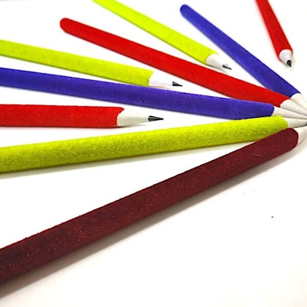 2323_a91b46d3-82af-43fe-a392-74e6f8ce117c.jpg Small Velvet Pencil (1 Pc / Mix Color & Design)