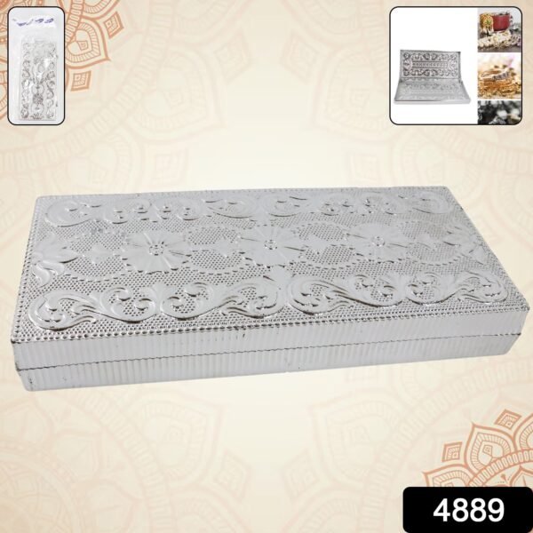 235_99f05256-e732-4cb1-aa75-cc541cbe7d91.jpg Multipurpose Rectangular Shaped Decorative Designer Gifting Cash Box (1 Pc / 20×9 Cm)