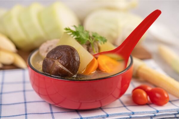 Microwave Safe, Unbreakable, Colorful Soup / Dessert Spoons, Food Grade Set of 6 Pcs