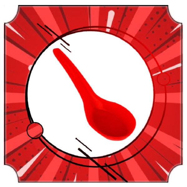 Microwave Safe, Unbreakable, Colorful Soup / Dessert Spoons, Food Grade Set of 6 Pcs