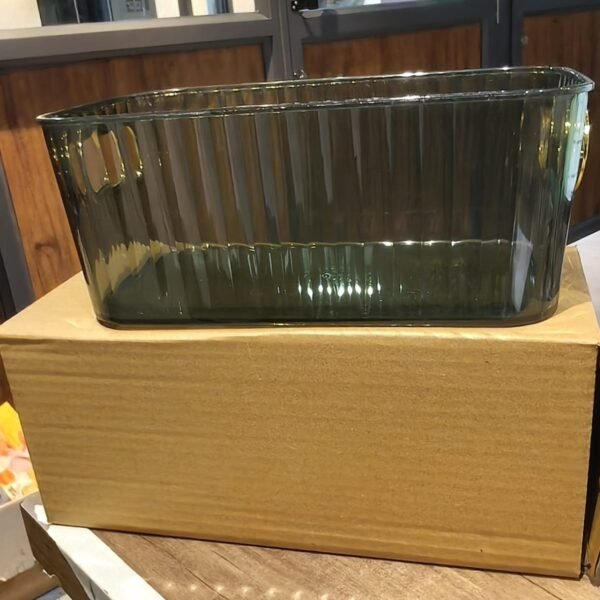 23f9ce76-2aef-4761-90b4-728b674aaea0.jpg Premium Ribbed Transparent Storage Basket