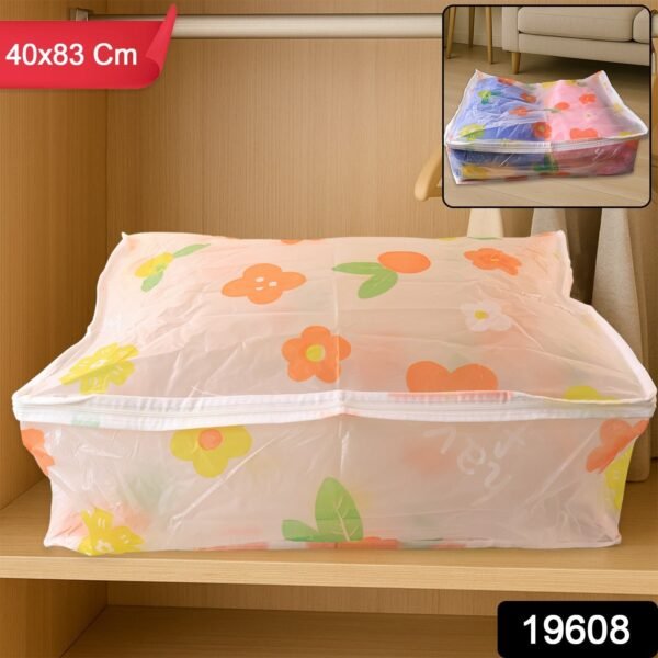 Large Blanket Storage Bag with Zipper – 40x83 cm