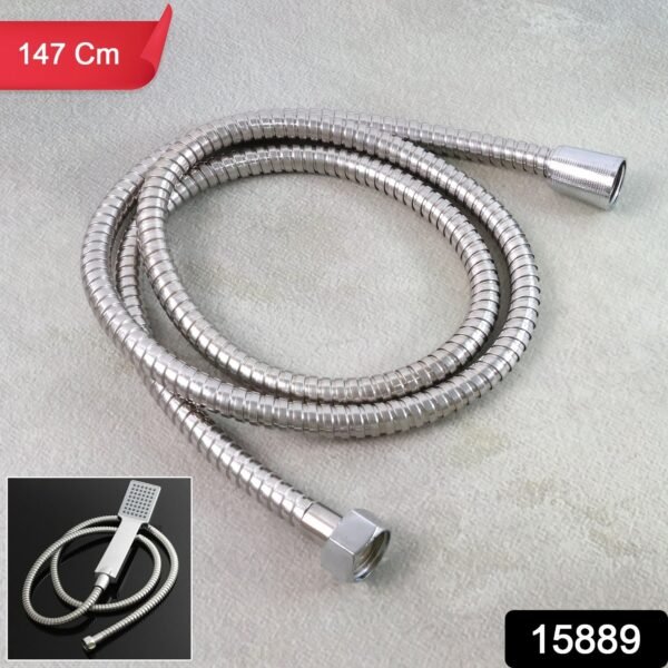 Stainless-Steel Handheld Shower Hose - (1 Pc)