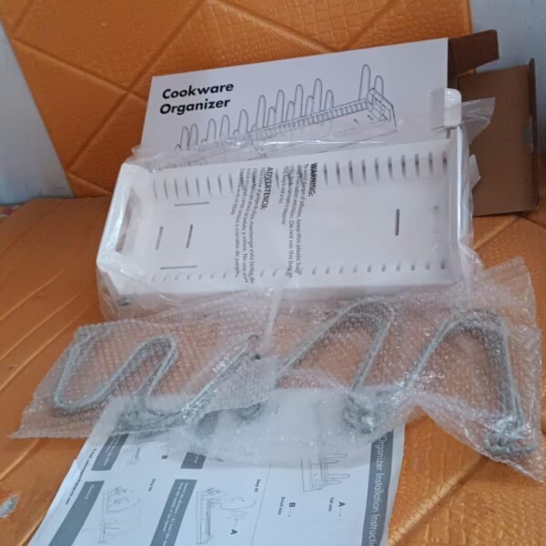 Pots and Pans Organizer Rack for Under Cabinet