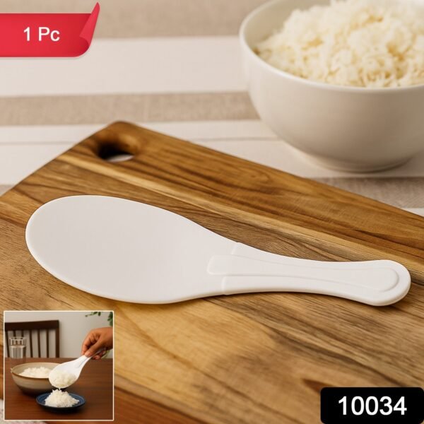 24Ricespoon.jpg Plastic Non-Stick Rice Serving Paddle (1 Pc)