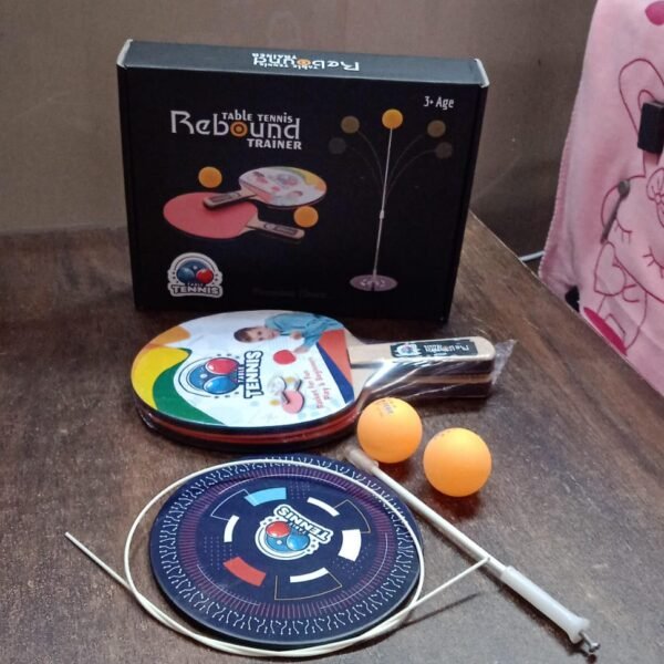 Portable Wiff Waff Rebound Table Tennis Trainer Set (1 Set)