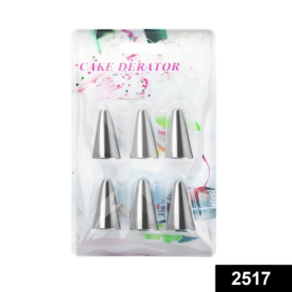 251701.jpg Cake Decorating Stainless Steel Nozzle (6pcs)