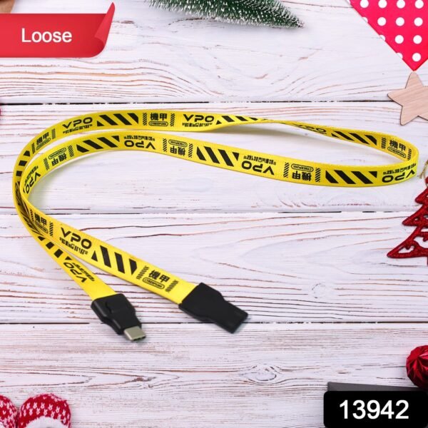 255.jpg 2 in 1 Lanyard Strap USB Charging Cable (1 Pc / Loose)