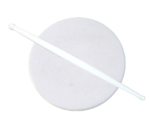 2557.jpg White Plastic Rolling Belan for Chapati Making