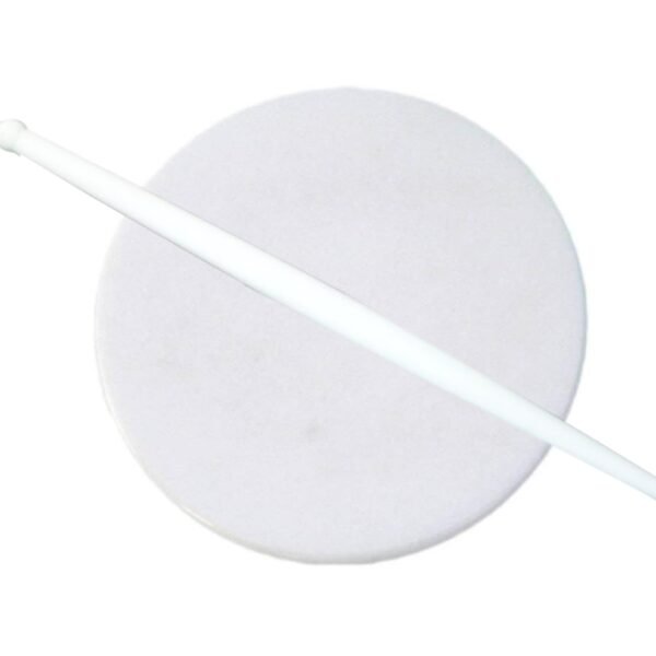 2557.jpg White Plastic Rolling Belan for Chapati Making