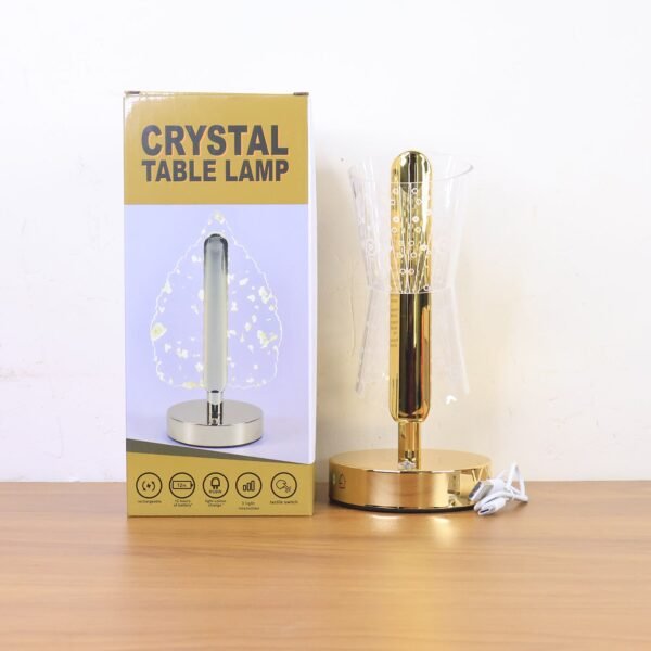 25_b67e495f-0b17-410b-85c7-f47a74ecbedd.jpg Luxury Crystal LED Double Shade Table Lamp (1 Pc)