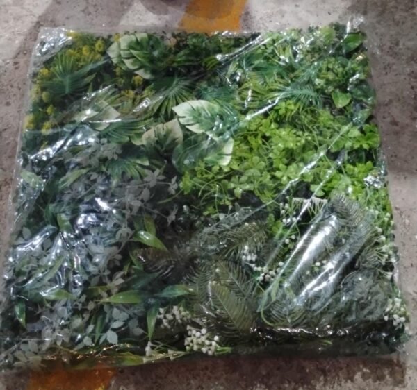 25a88a28-fe79-4002-a05c-6d58ce5c230e.jpg Artificial Plants Wall Topiary Wall Greenery Mat Wall Backdrop (1 Pc Mix Design)