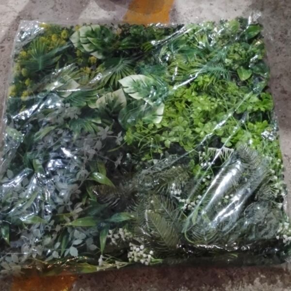 25a88a28-fe79-4002-a05c-6d58ce5c230e.jpg Artificial Plants Wall Topiary Wall Greenery Mat Wall Backdrop (1 Pc Mix Design)