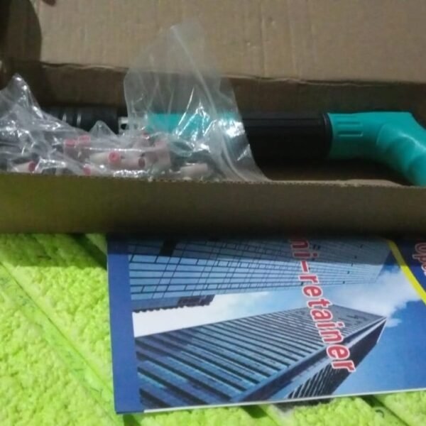 Manual Steel Nails Gun, Nail Wall Fastening Tool with 10 Nails (1 Set)