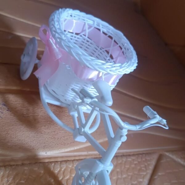 2630ca4e-aead-4ff6-be4a-be7fb0b64c19.jpg Plastic Cycle Flower Vases For Home Decor; Bicycle Flower Pot Stand (1 Pc)