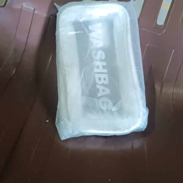 Small Zippered Cosmetic Pouch, Toiletry Bag for Cosmetics (1 Pc)