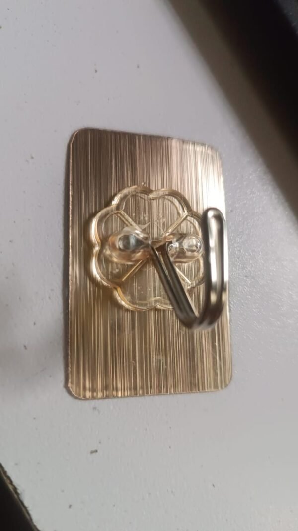 Plastic Adhesive Sticky Waterproof and Oil Proof, Wall Hook (5.5×3.5 Cm)