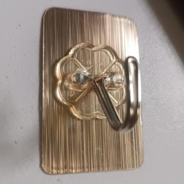 Plastic Adhesive Sticky Waterproof and Oil Proof, Wall Hook (5.5×3.5 Cm)