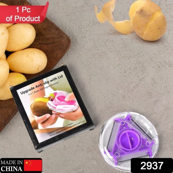 3 in 1 Multi Function Rotary Hanging Planer Peeler and Cutter Vegetable Slicer