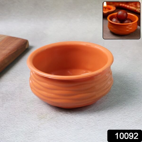 28Handicoffee.jpg Classic Terracotta-Style Multipurpose Bowl (1 Pc)