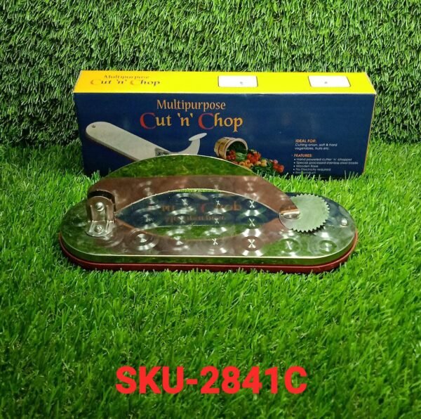 Steel Vegetable Cutter – Premium Fruit & Vegetable Cutting Tool (Color Box)