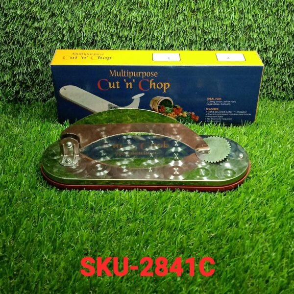 Steel Vegetable Cutter – Premium Fruit & Vegetable Cutting Tool (Color Box)