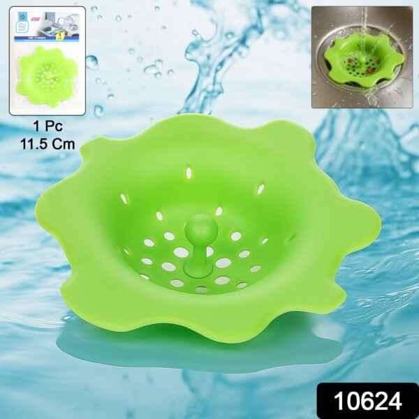 Flexible Silicone Sink Strainer & Drain Hair Catcher