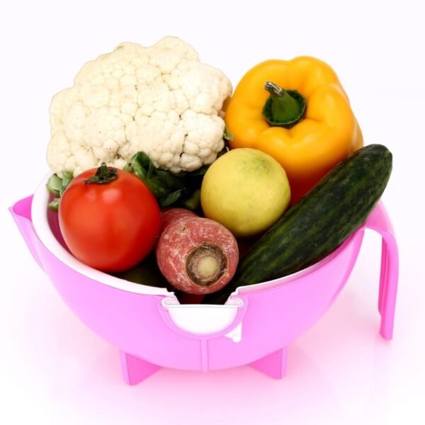 290653d3-762e-4f75-aed8-ebf380183d98.jpg Multifunctional Vegetable Fruits Cutter Shredder with Rotating Drain Basket