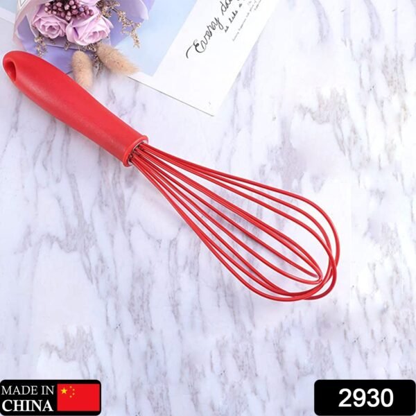 Manual Whisk Mixer – Silicone Cream Whisk, Rotary Egg Beater for Kitchen Baking