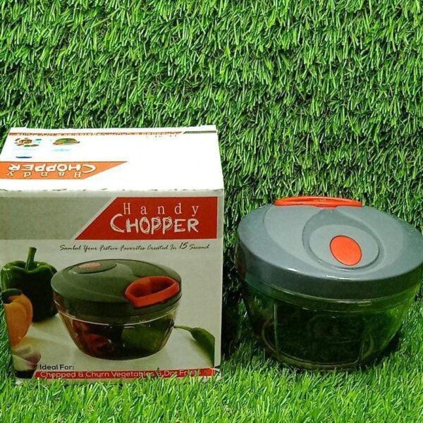 Manual Food Chopper, Compact & Powerful Hand Held Vegetable Chopper / Blender