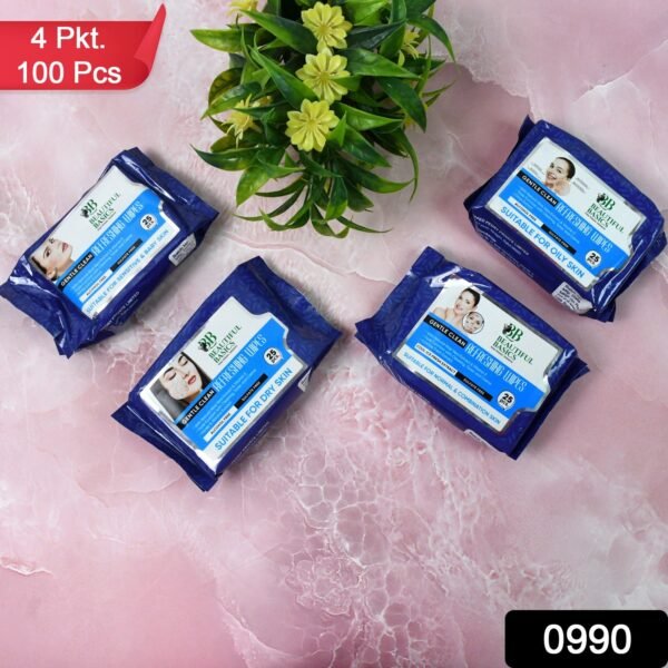 297_fb73bde4-fa7b-486f-9e54-e371be26c99b.jpg Beautiful Basics Dry, Oily, Sensitive & Normal Skin Face Wipes (4Pkt x 100 Pcs)