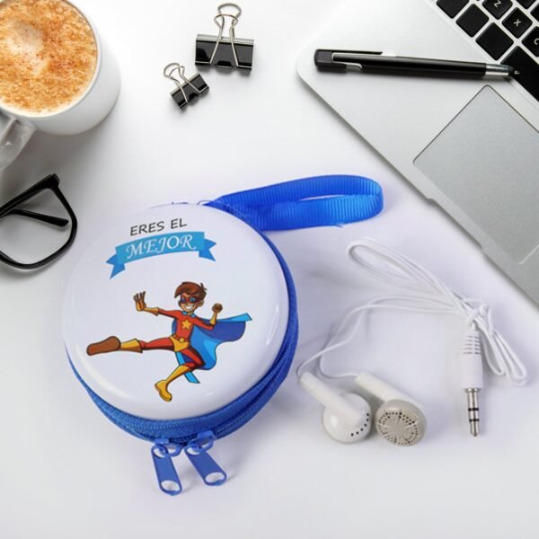 29_earphone.jpg Kids Cartoon Superhero Earphone With Case (1 Pc Set)