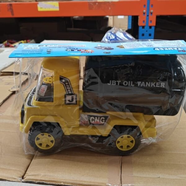 Big Heavy Duty Unbreakable Toy Truck with Sound | Friction Powered Oil-Water Tanker